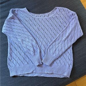 Vintage Lavender Knit Women's Sweater size small